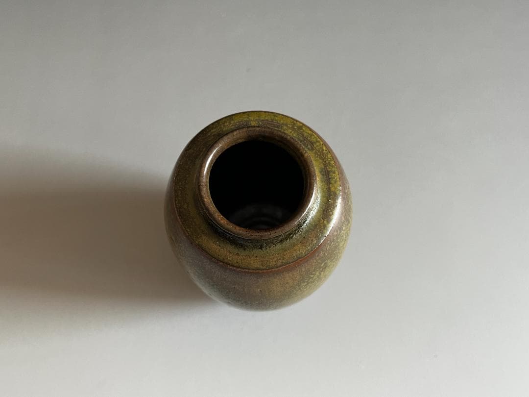 市野信水造　丹波焼　茶入　茶道具