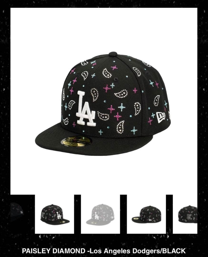 【ぺページ】ジュエルキャップ　NEWERA SWAROVSKI