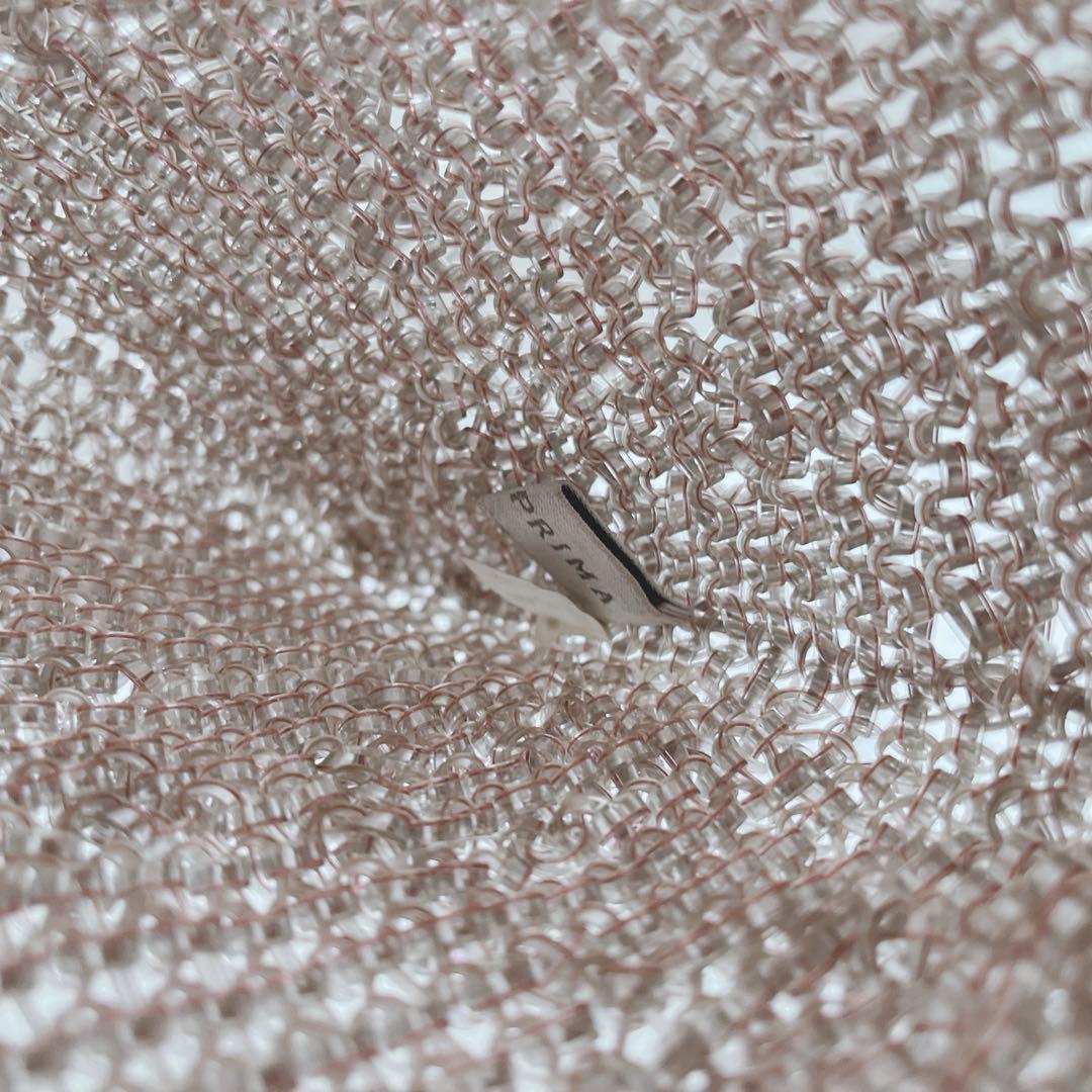 人気色　アンテプリマ　スタンダードスクエアミディアム　チェーン付　ピンクシルバー