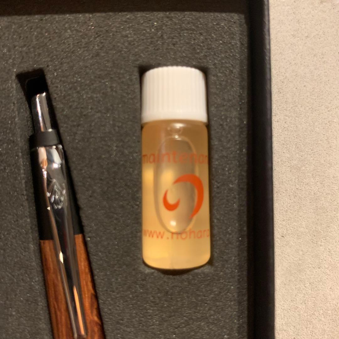 野原工芸シーオークシャープペンシル　新型　シルバー金具