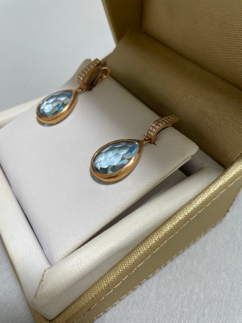 Zoccai Since 1839 K18 ピアス イタリア製 箱あり 未使用