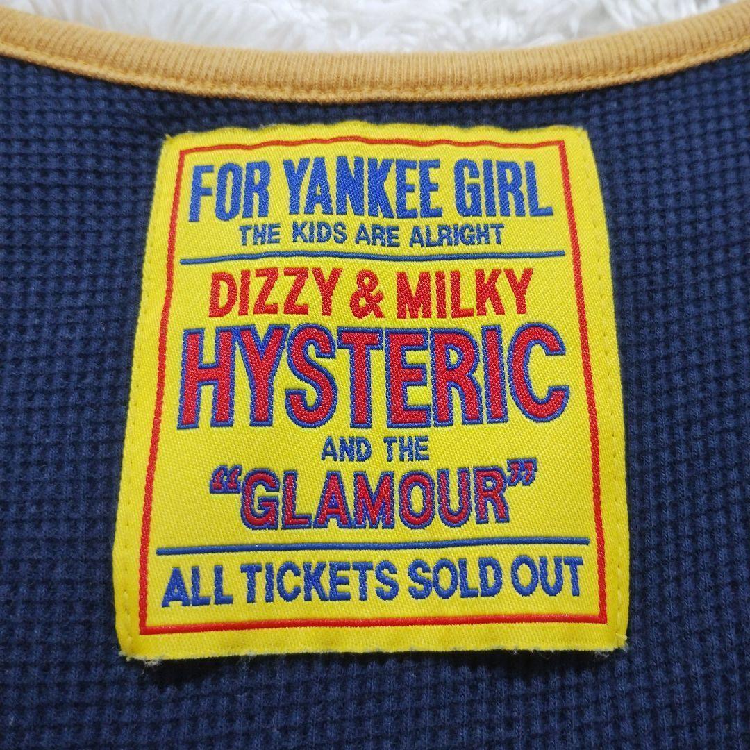 ✨超希少✨ヒステリックグラマー　ヒスガール　ロゴ　タンクトップ　ネイビー　Y2K