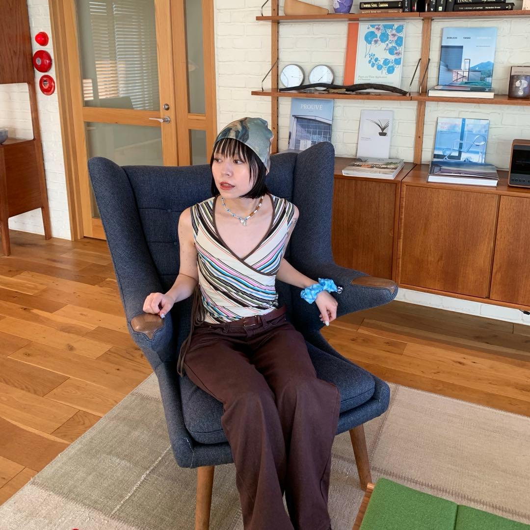 shury Labyrins Picture Beanie 5 マリア柄