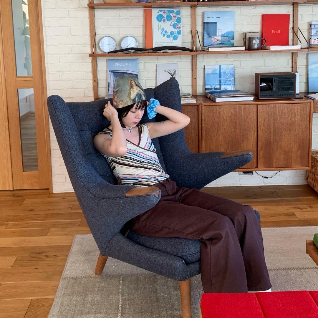 shury Labyrins Picture Beanie 5 マリア柄