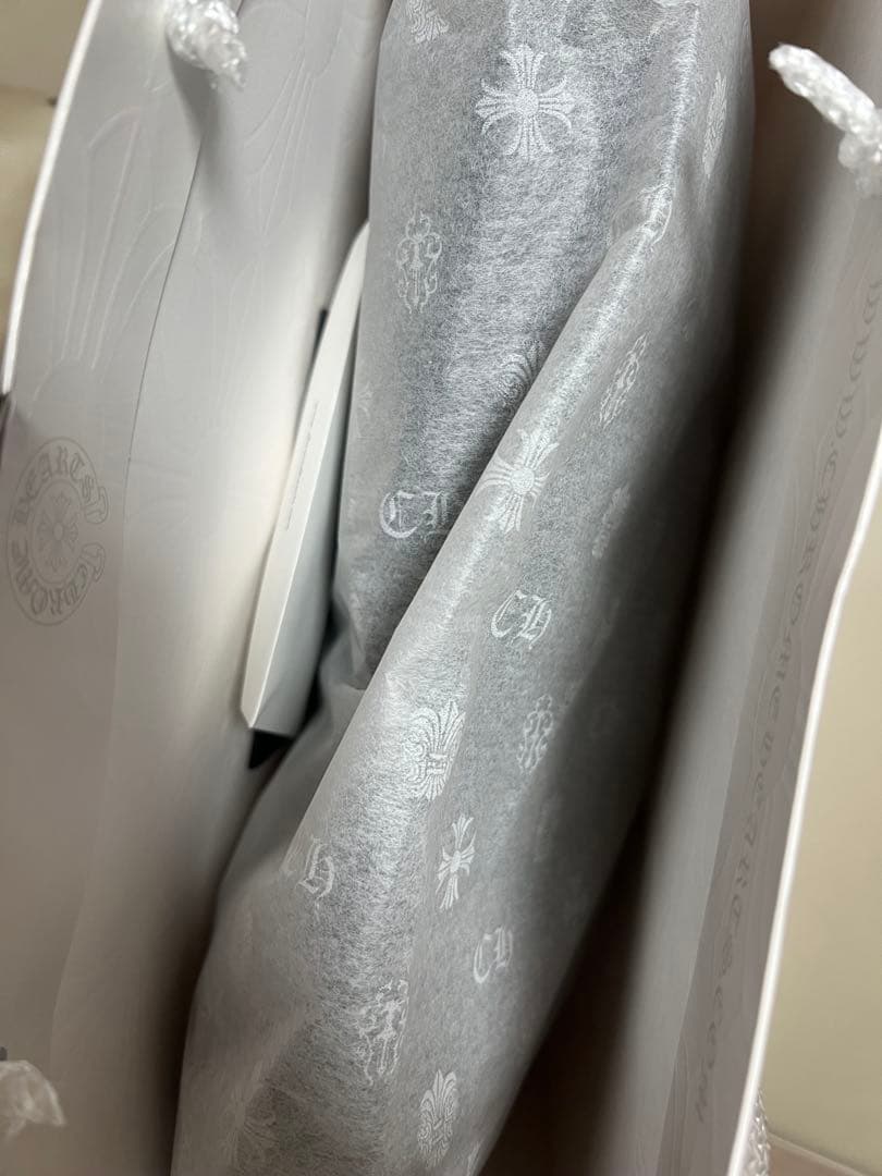 クロムハーツ ジップアップ パーカー ピンク フローラル ホースシュー XS