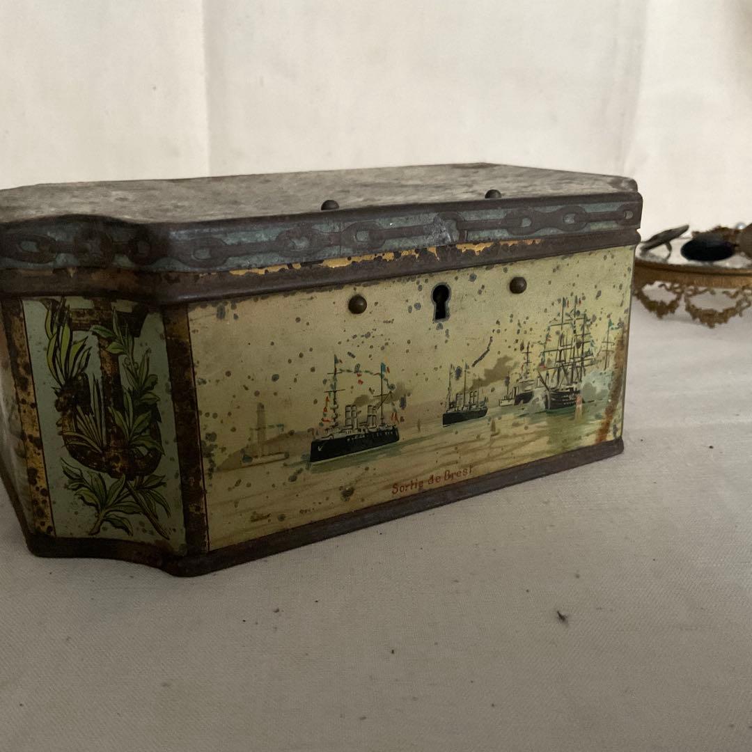 BOX SERIE- 手紙箱 鍵付き 1891年 露仏同盟記念 歴史的