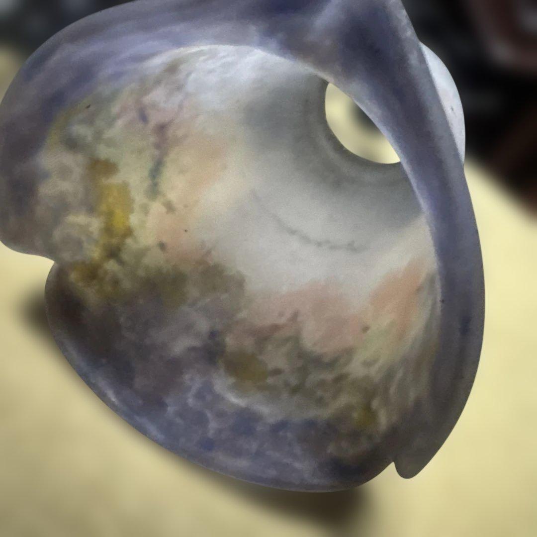 アンティークランプ フラワーモチーフ　ミューラー兄弟　吊り下げライト