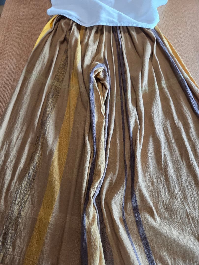 tamaki niimeタマキニイメ　ワイドパンツロング　イエロー