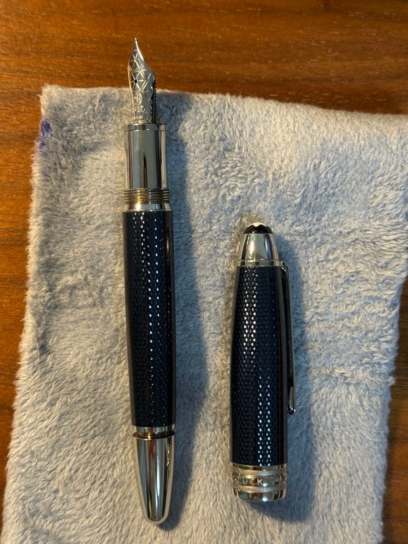 モンブラン 万年筆 Meisterstück Blue Hour 146 F