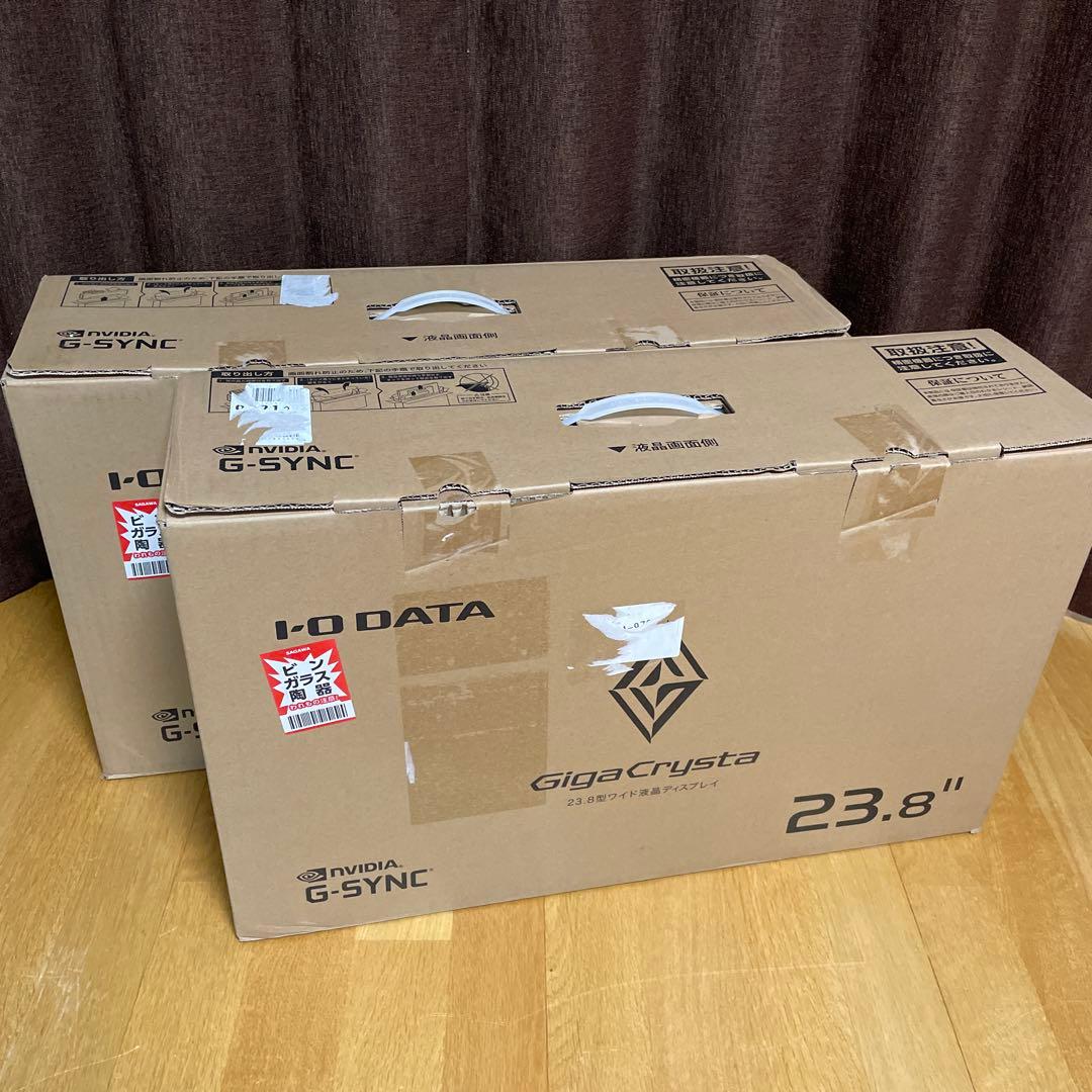 【美品】IO DATA 23.8型ゲーミングモニター2台セット デュアルモニター