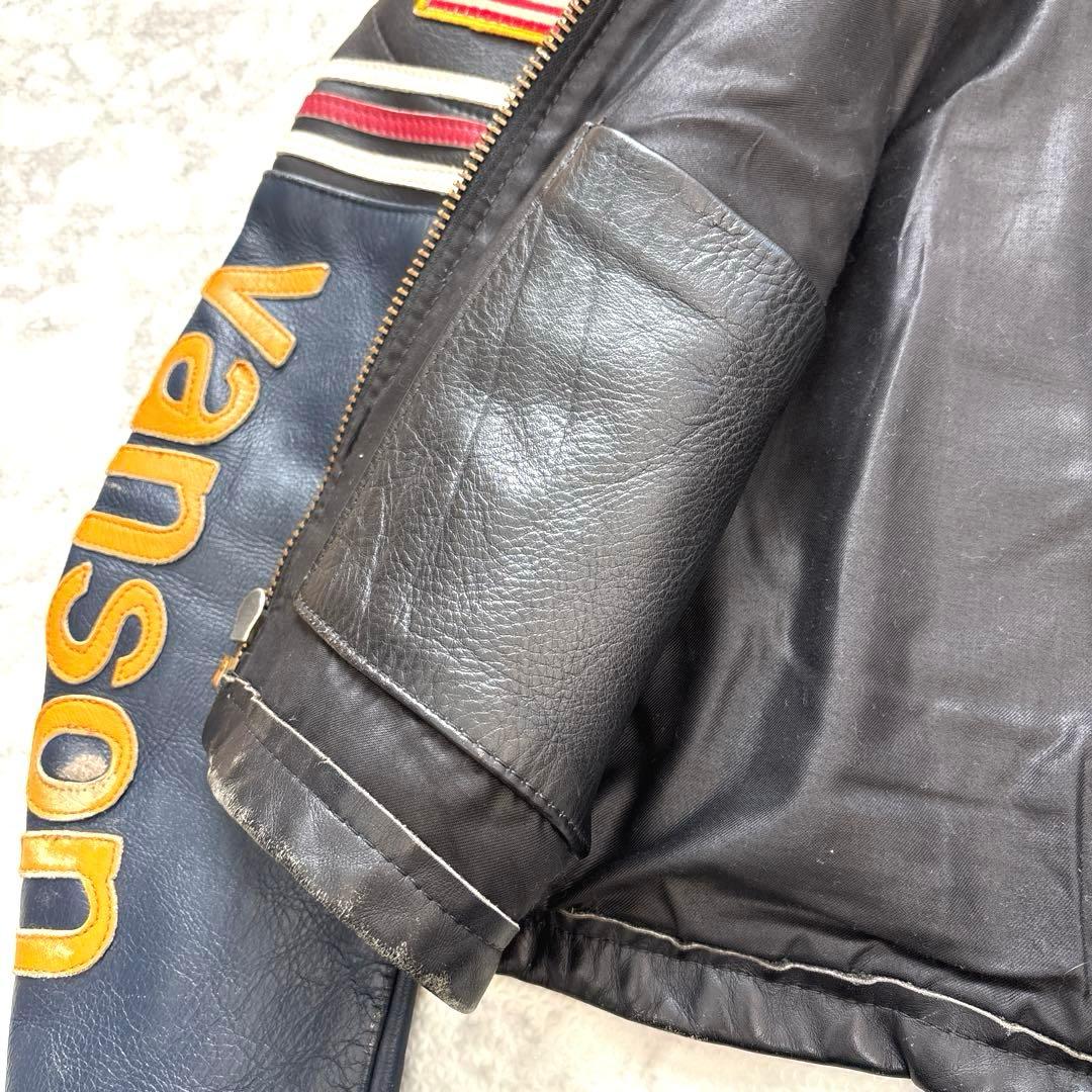 VANSON バンソン ワンスター レザージャケット 38