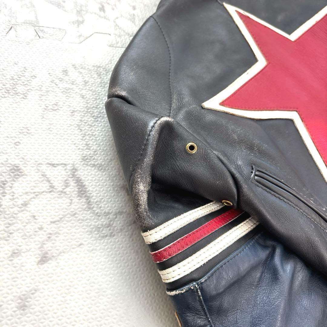 VANSON バンソン ワンスター レザージャケット 38