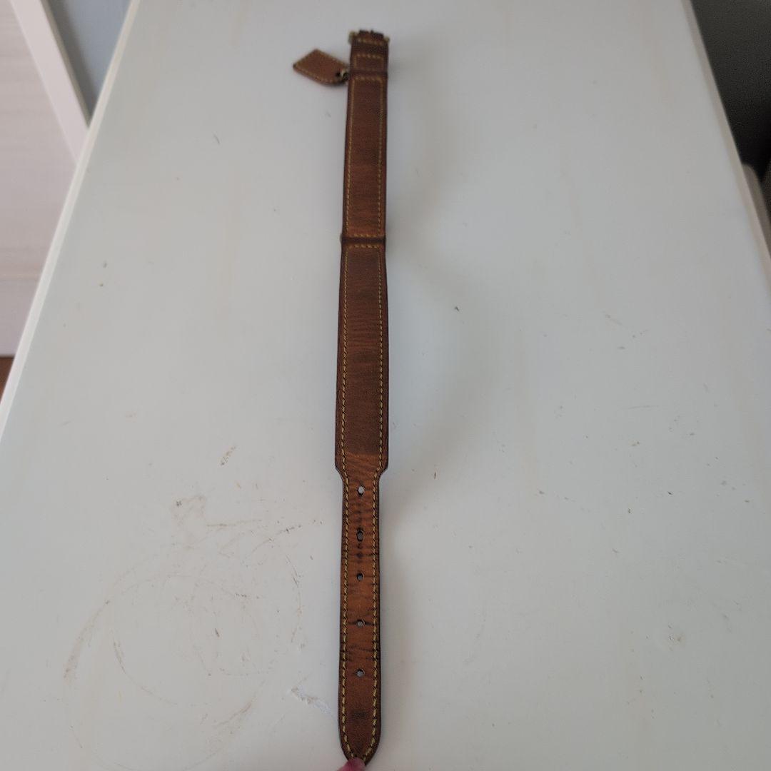 Louis Vuitton レザー首輪 モノグラム