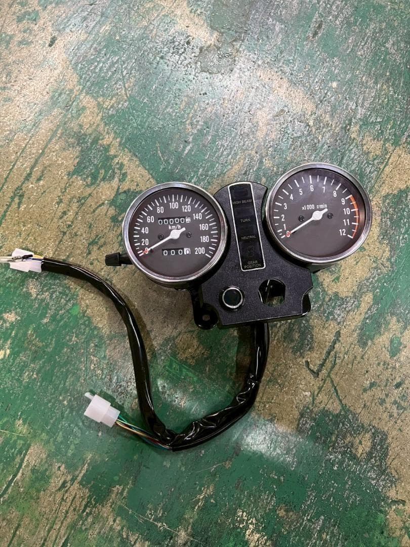 GS400 メーター リプロ/B 当時仕様GS425　GS400E