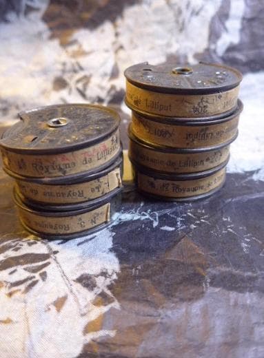 希少映画です。パテ版、9.5ミリの「リリパットの王國」1914年、全七巻