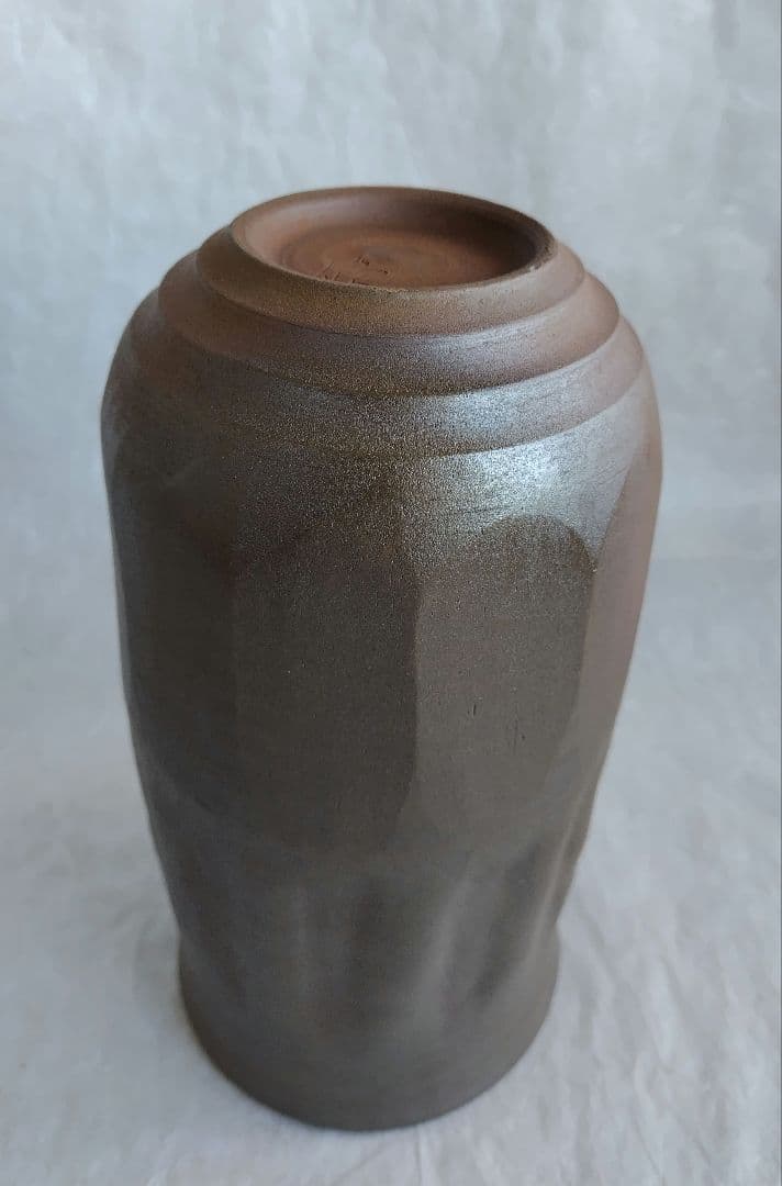 上野焼〆花入 (未使用 新品同様)