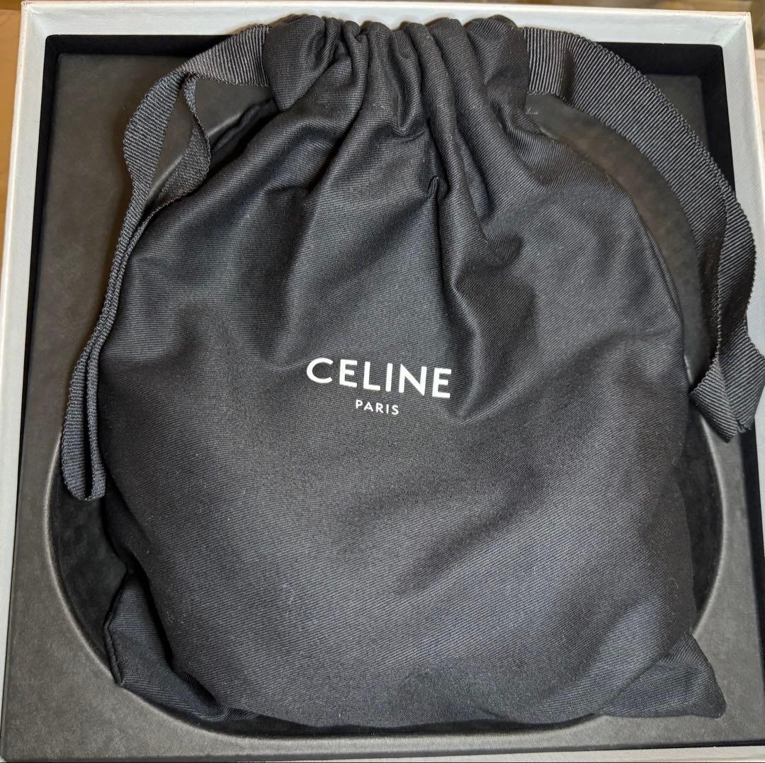 新品未使用ヘッドフォン／スムースカーフスキン＆ラムスキン CELINE刻印入り