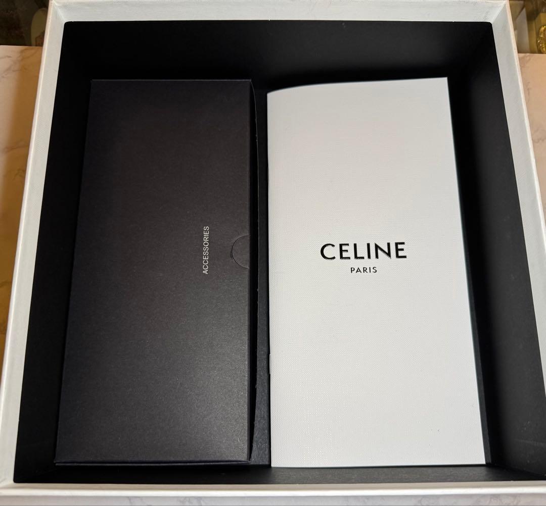 新品未使用ヘッドフォン／スムースカーフスキン＆ラムスキン CELINE刻印入り