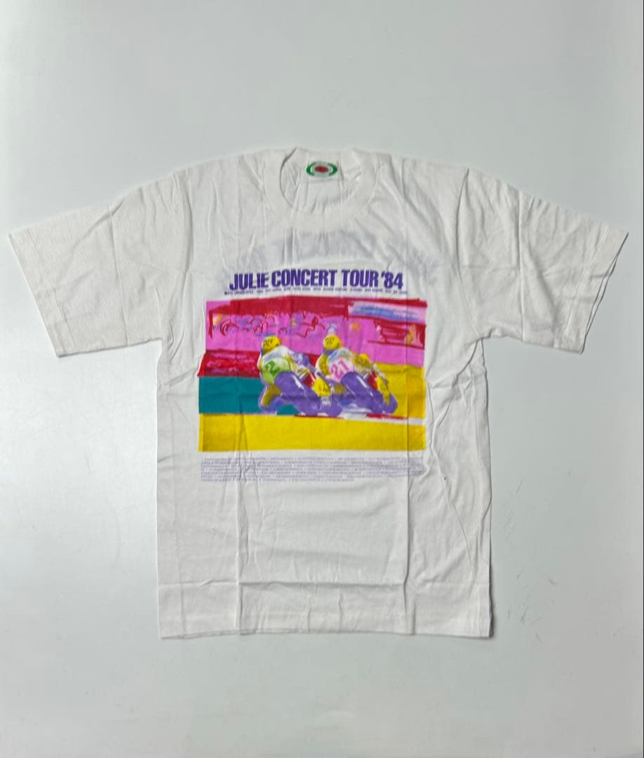 HOT STAFF ジュリー　コンサートツアー　’84 Tシャツ　ホワイト