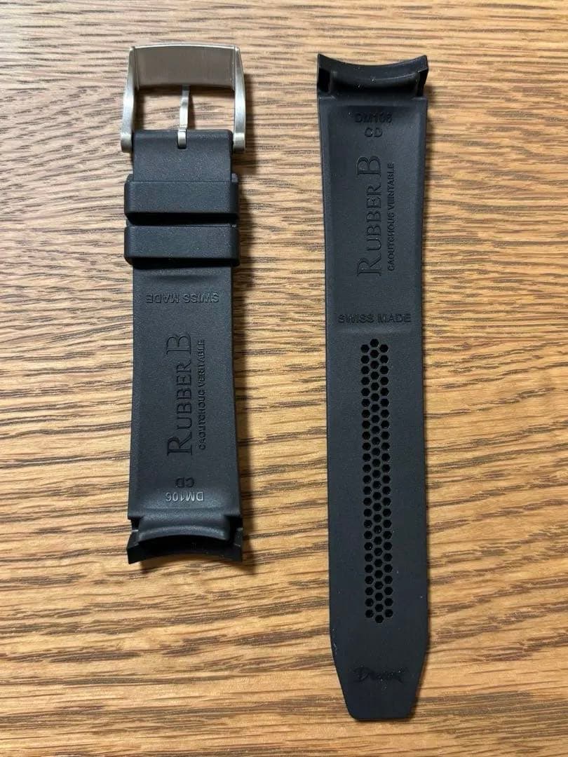 【コンディション◎】定価4.2万ROLEXデイトナ用RUBBER B 【尾錠付】