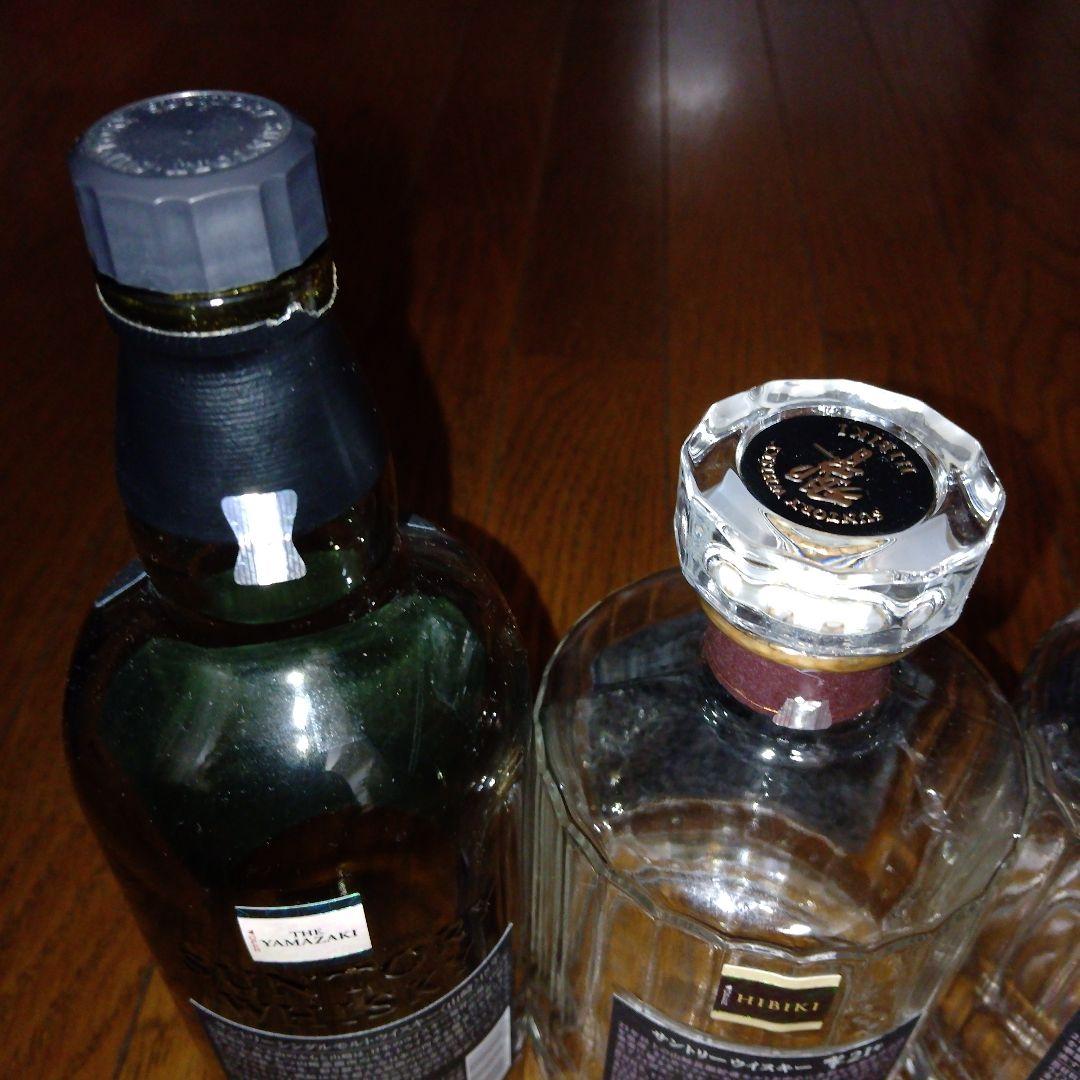 山崎18年　響21年　空瓶