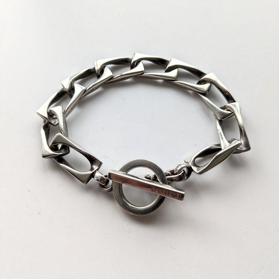 希少 GUCCI グッチ フィガロ チェーン ブレスレット ヴィンテージ