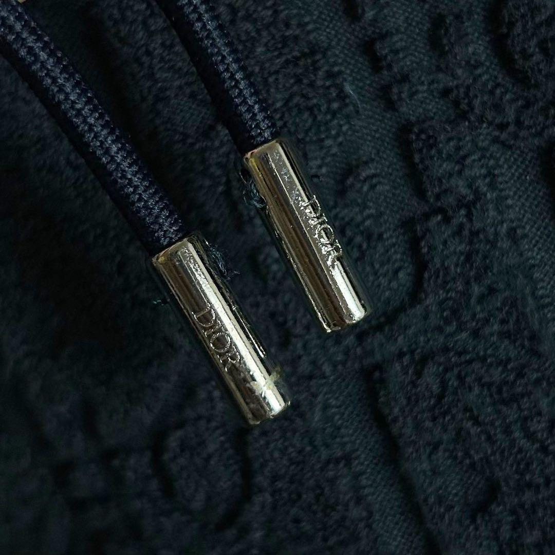 5796【人気総柄デザイン】ディオール‪☆オブリーク柄パーカー パイル地 タオル