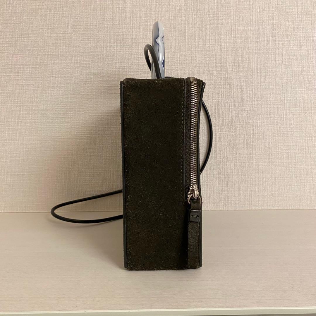 【定価約7万】BUILDING BLOCK ボックスバッグ スエード