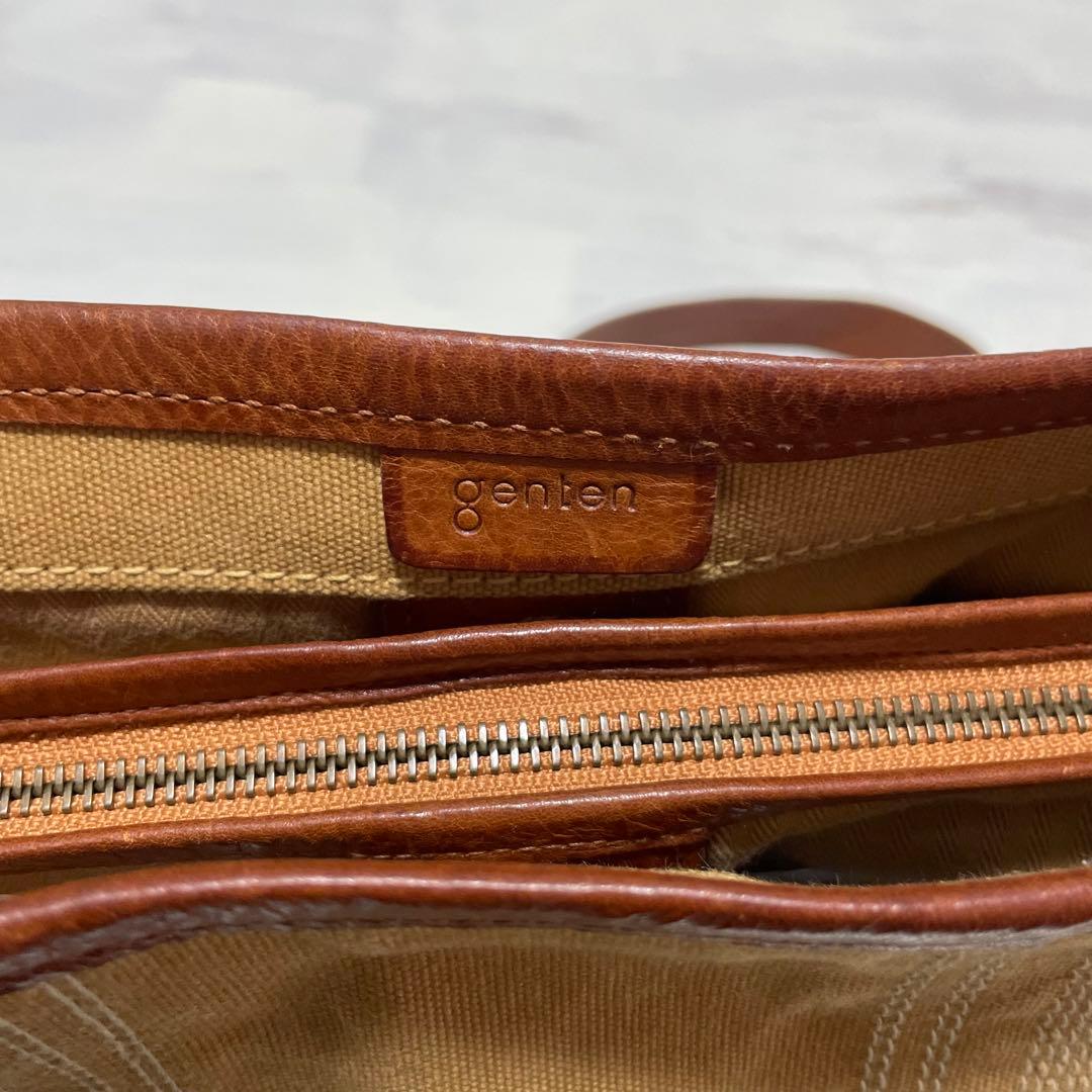 genten ミモザベーシック ショルダーバッグ