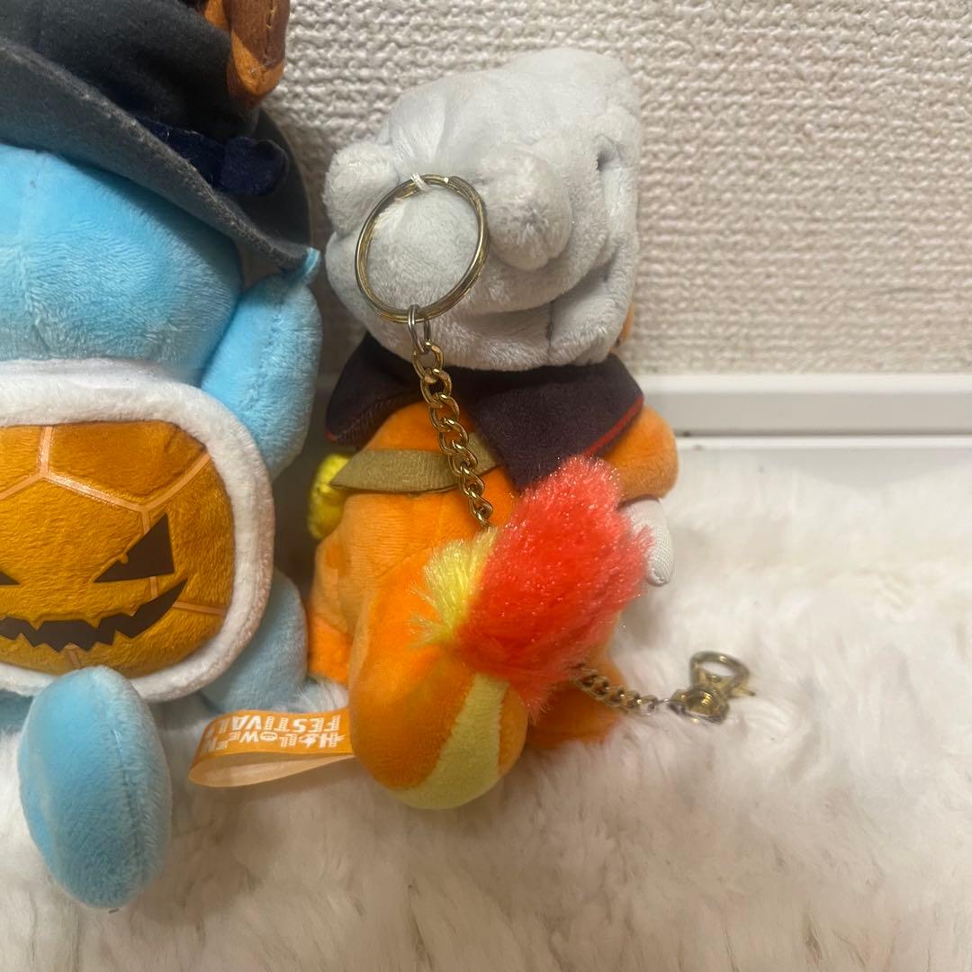 ポケモン　ハロウィン　2019　フシギダネ　ヒトカゲ　ゼニガメ　キーチェーン