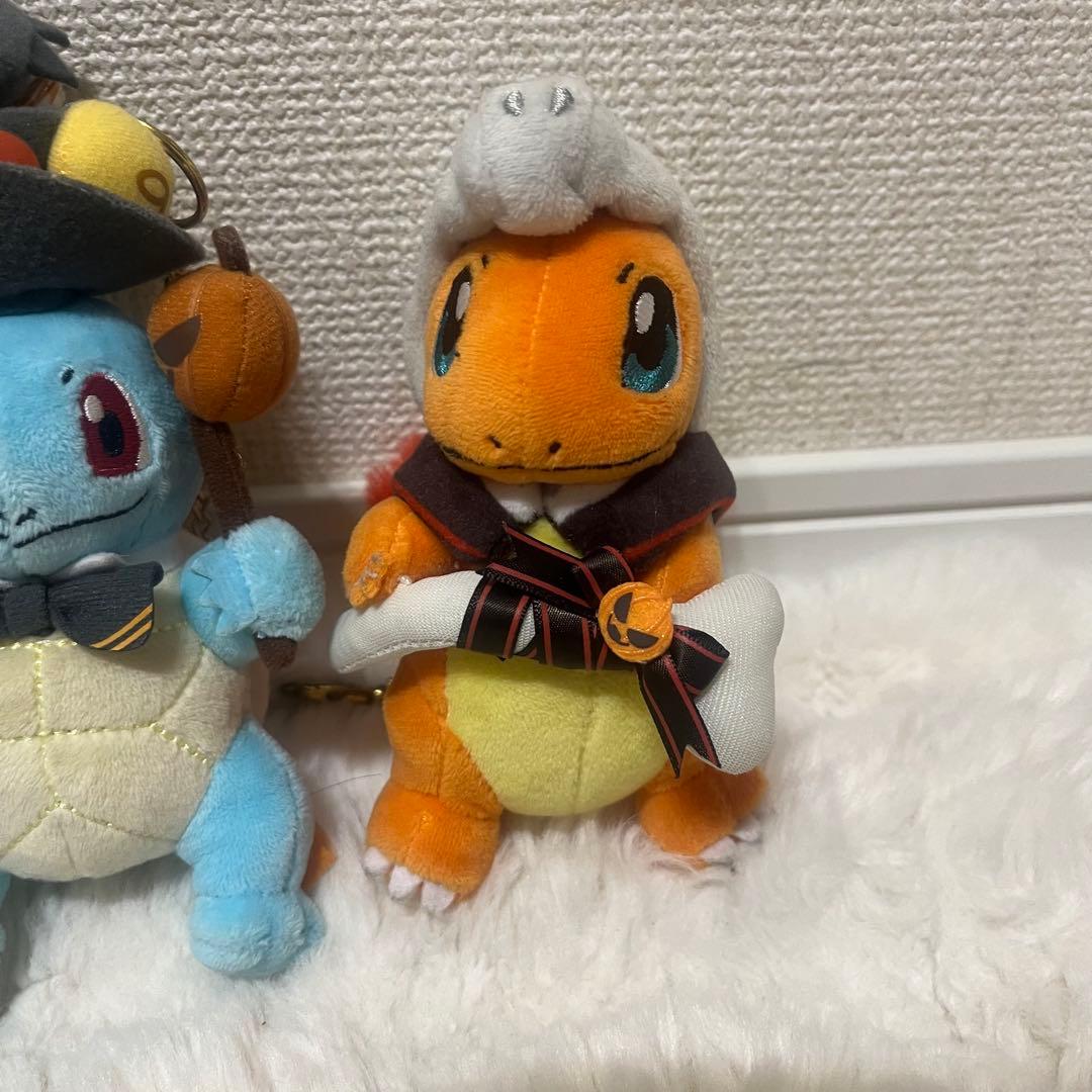 ポケモン　ハロウィン　2019　フシギダネ　ヒトカゲ　ゼニガメ　キーチェーン