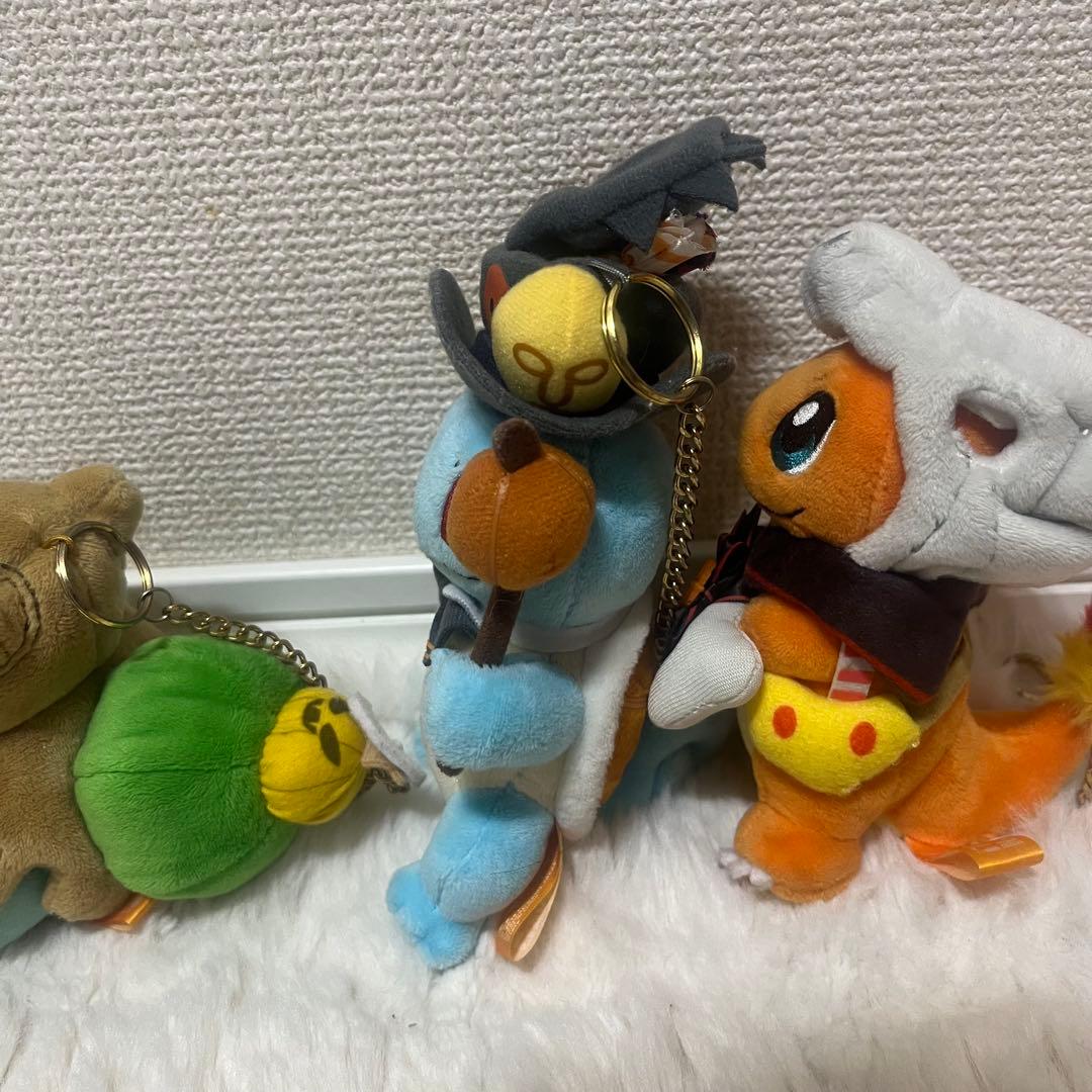 ポケモン　ハロウィン　2019　フシギダネ　ヒトカゲ　ゼニガメ　キーチェーン