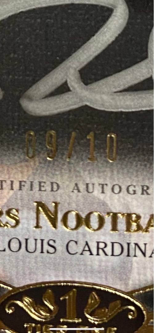 ヌートバー サインカード【世界に10枚】ルーキー TOPPS 大谷翔平 auto