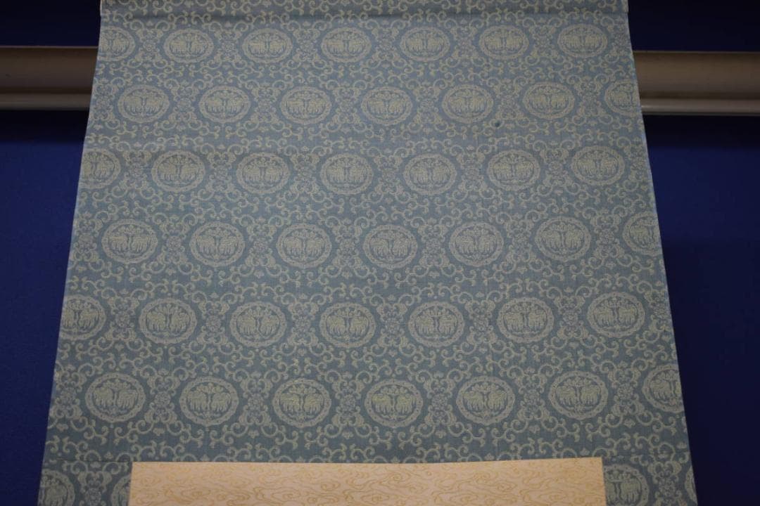 真作/大関禹江/夏景山水図/山水家図/渓流滝図/渓流瀧図/布袋屋掛軸HI-942