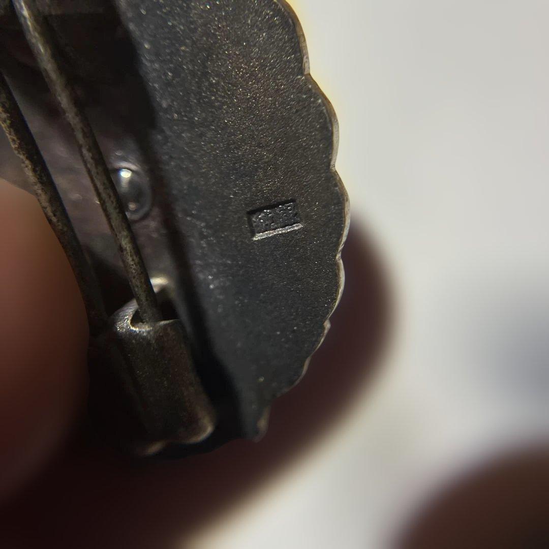 日本国有鉄道功績章銀細工 国鉄ピンバッジ アンティーク 純銀製　銀　つぶし