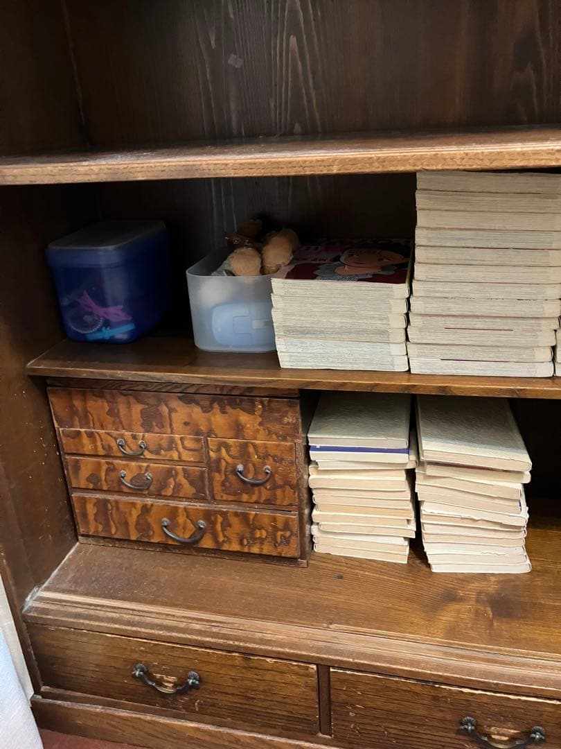 昭和レトロデザイン　木製箪笥　茶箪笥