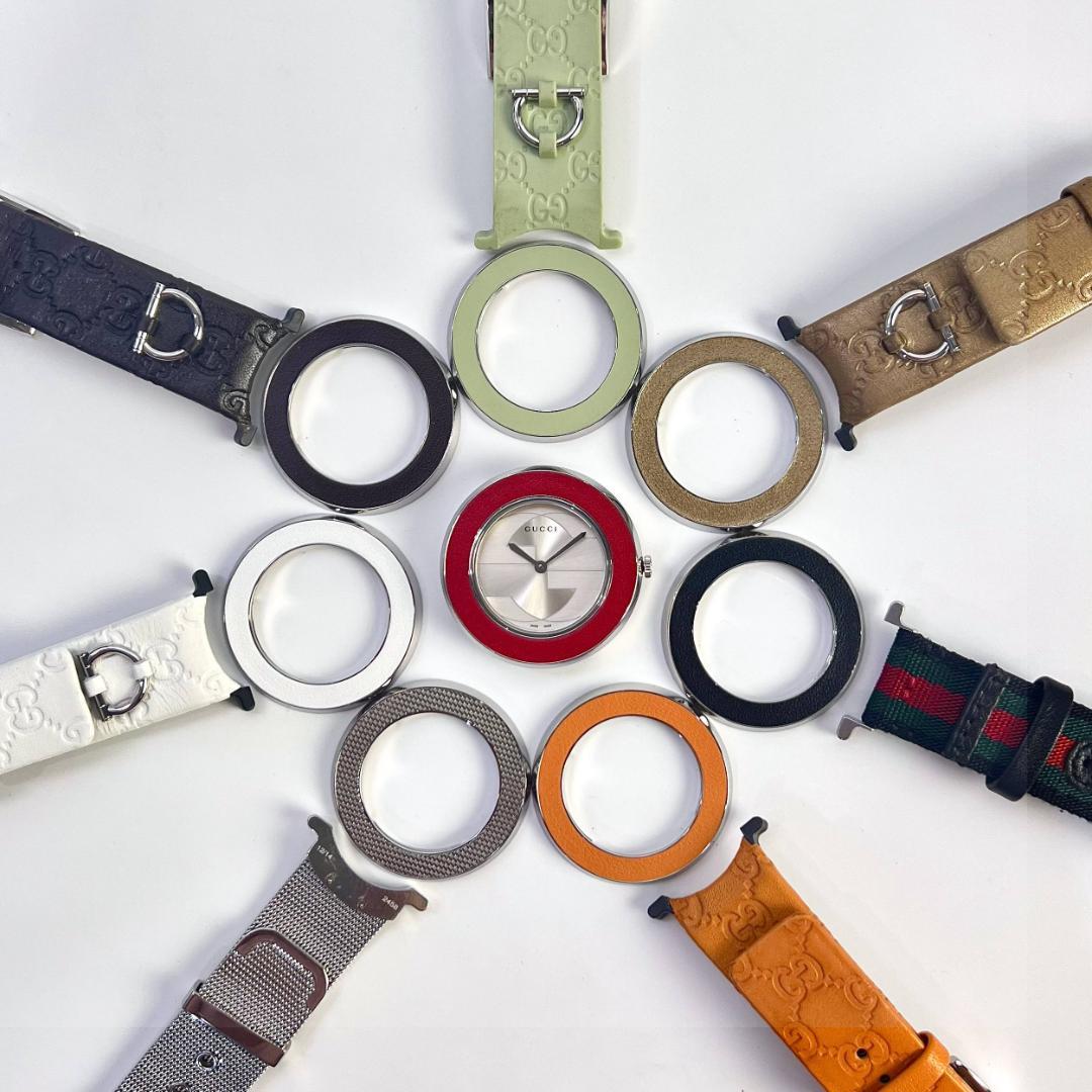 GUCCI グッチ Uプレイ チェンジベゼル ベルト 7点セット 腕時計