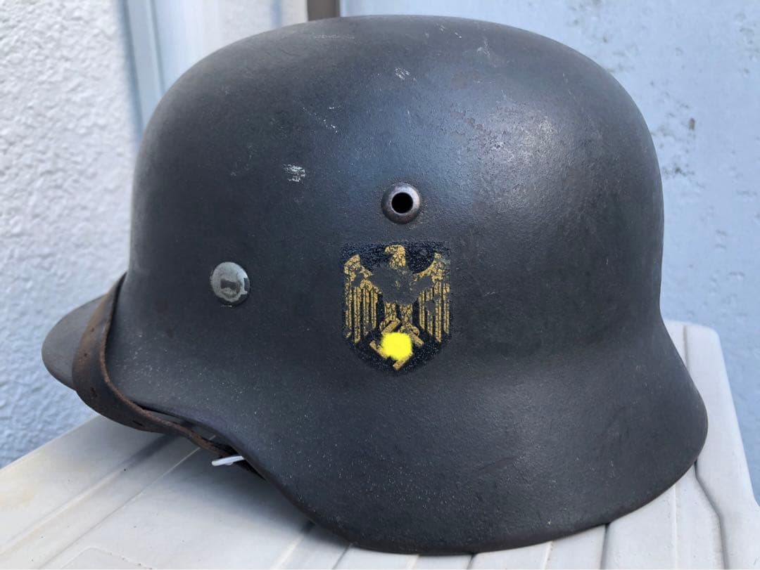 1940年 当時物 ww2ドイツ軍 M35海軍ヘルメット 実物