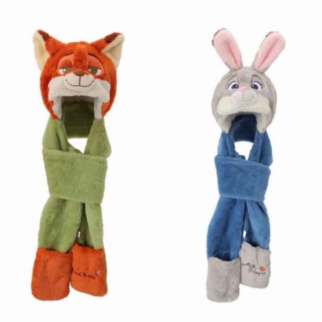 MINISO ズートピア ファンキャップ ニック ジュディ