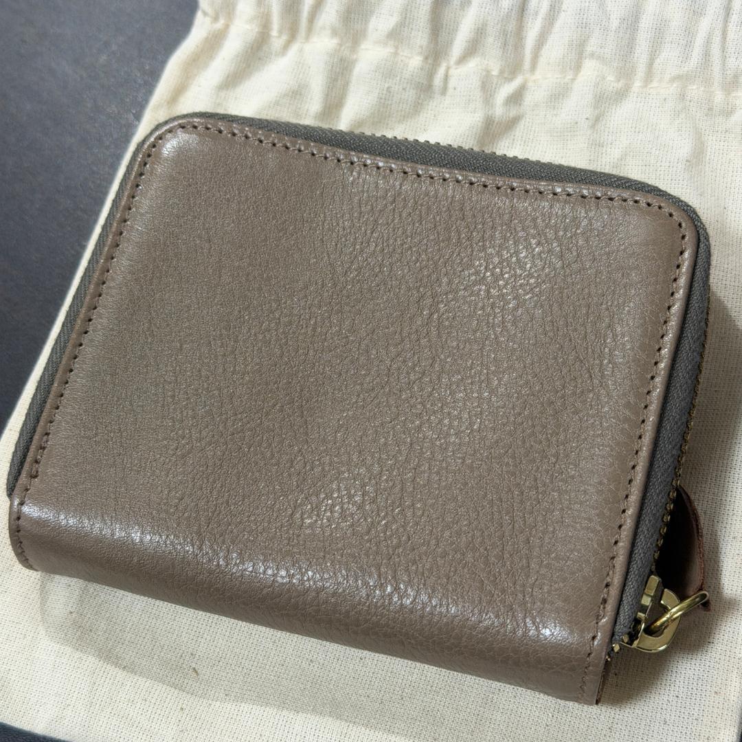 【新品未使用】イルビゾンテ ファスナー 財布 グレー