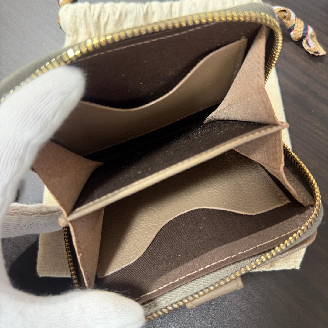 【新品未使用】イルビゾンテ ファスナー 財布 グレー