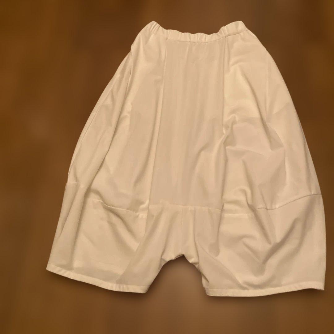 センソユニコ 芽風 ホワイト サルエルパンツ