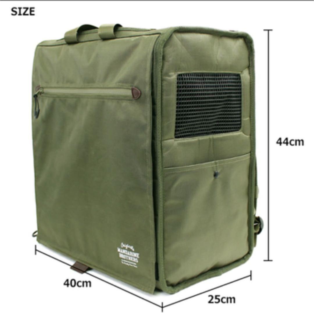 ブラック★マンダリンブラザーズブリクストンキャリーバックパック　リュック