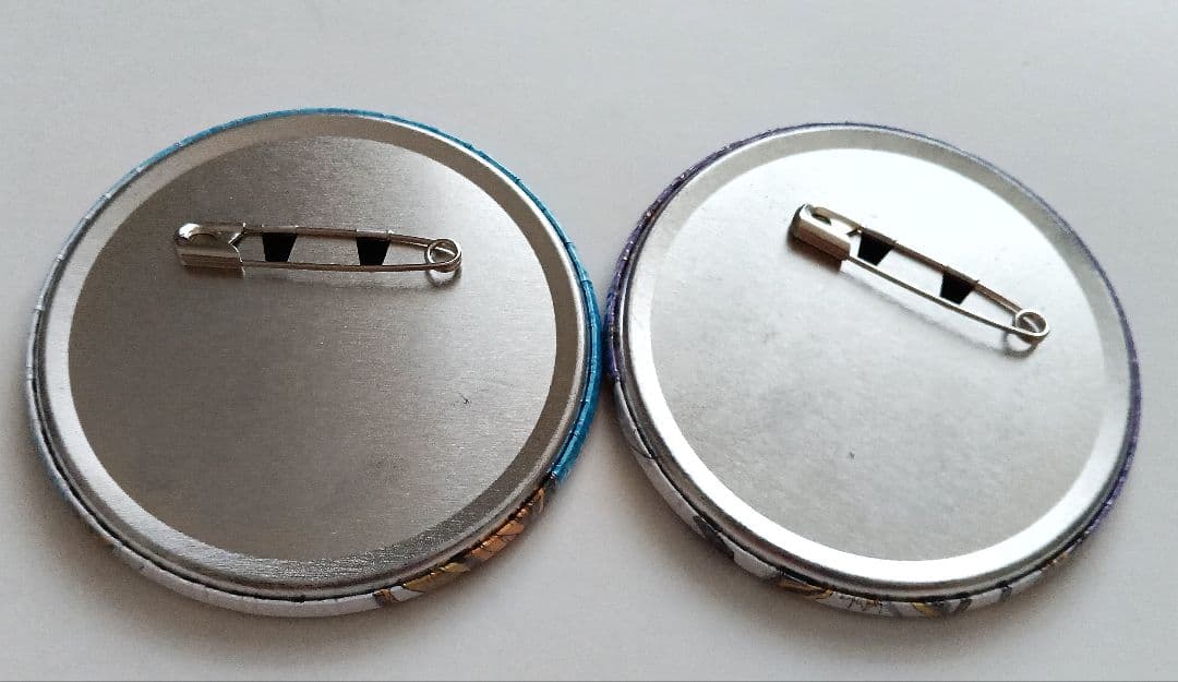 銀魂　坂田銀時　高杉晋助　銀河侍伝説　缶バッジ