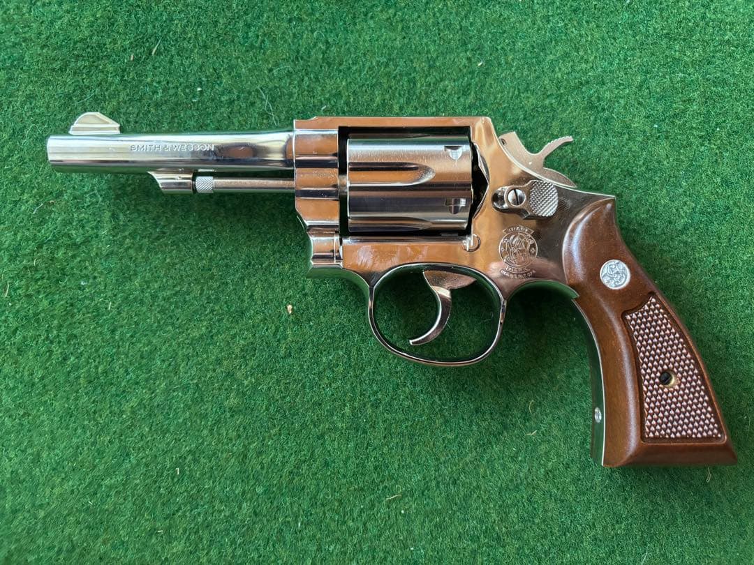 S&W M10 ミリタリー&ポリス  4 inch ニッケル　ガスガン