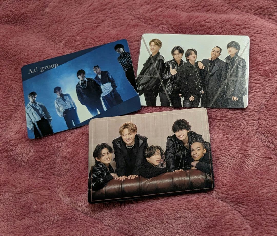 Aぇ! group 通常盤特典 トレカ3種セット