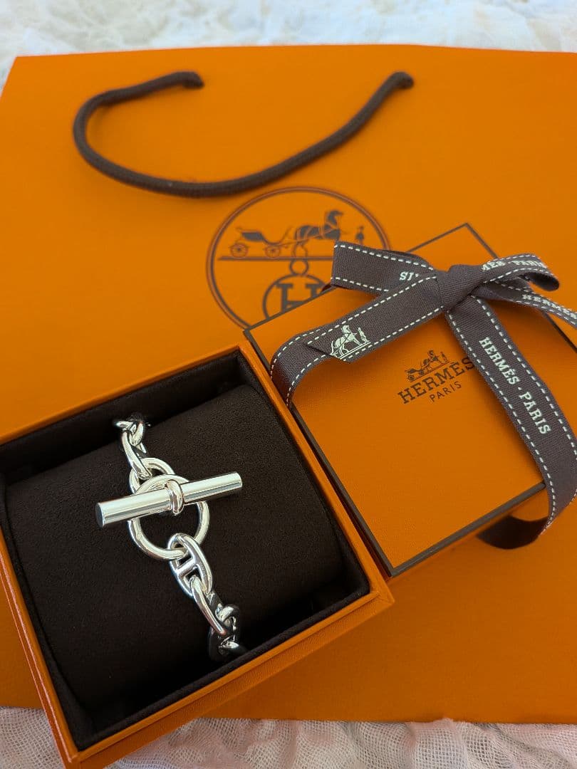 【新品未使用】エルメス シェーヌダンクル MM 16