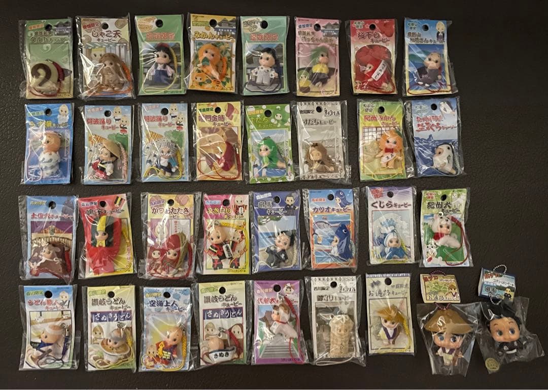 ご当地キューピー(四国・和歌山) まとめ売り①新品未開封33個