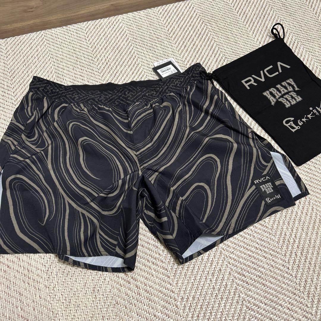 新品未使用！RVCA x KRAZY BEE ファイトショーツ　Mサイズ