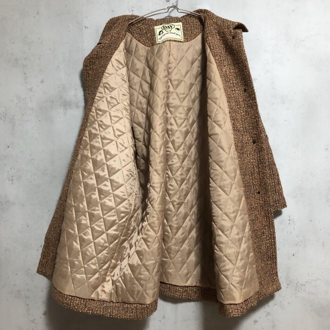 Drowse and yet... バックリボン　ツイードコート　良品